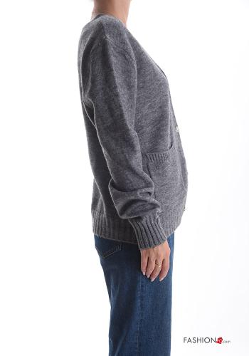 Cardigan with buttons with pockets - ph 3