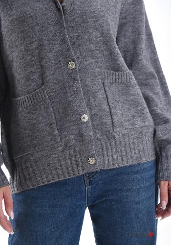 Cardigan with buttons with pockets - ph 4