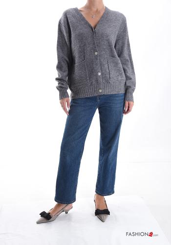 Cardigan with buttons with pockets - ph 5