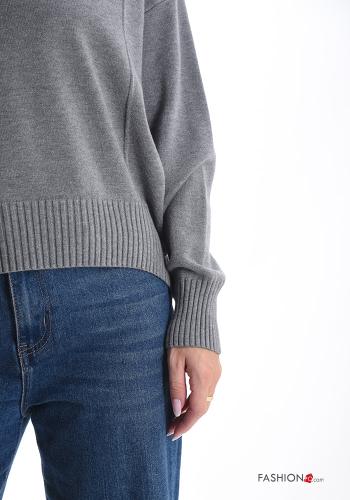 Lässiges Strickpullover - ph 4