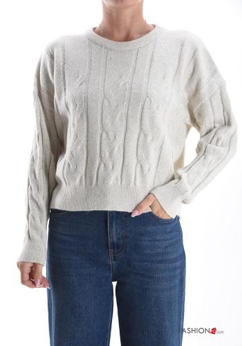 Sweater with sequins