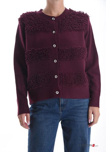 Wool Mix Cardigan with buttons