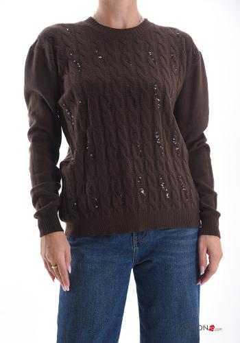 Sweater with sequins