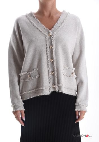 Cardigan with buttons