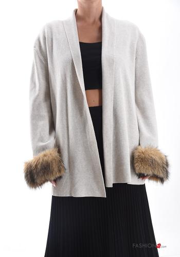 faux fur Cardigan