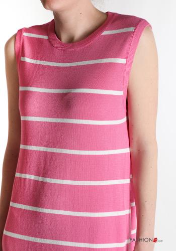 Scamiciato al ginocchio Fantasia righe - ph 4