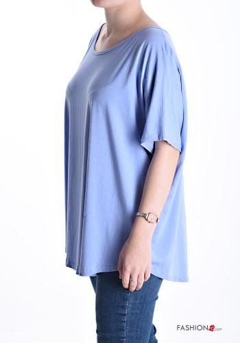 T-shirt girocollo oversize maniche corte - ph 3
