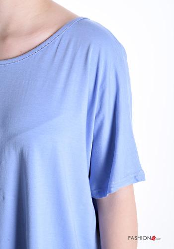 T-shirt girocollo oversize maniche corte - ph 4