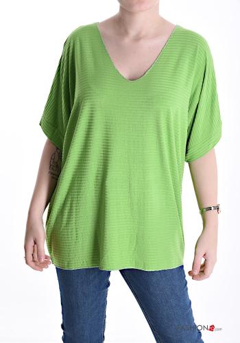 T-shirt maniche corte scollo a V