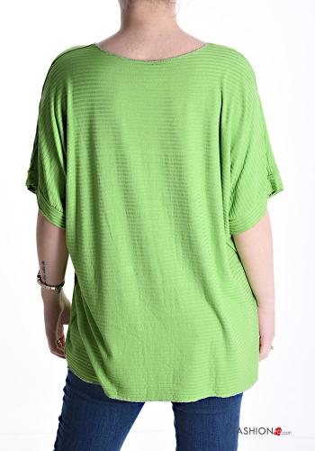 T-shirt maniche corte scollo a V - ph 2