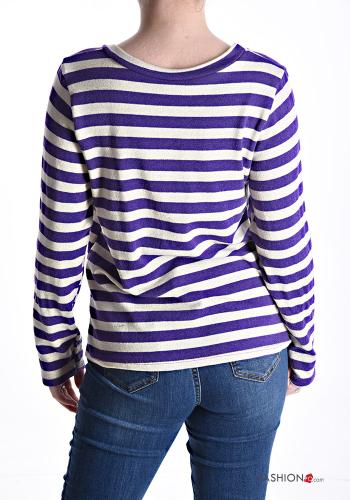 Striped Cotton Long sleeved top - ph 2