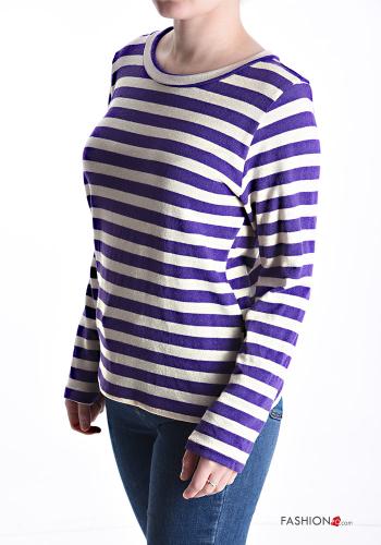 Striped Cotton Long sleeved top - ph 3