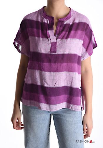 Blusa de Algodón manga corta