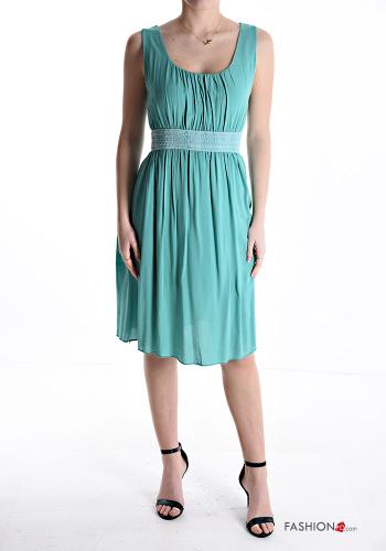 sleeveless knee-length Dress