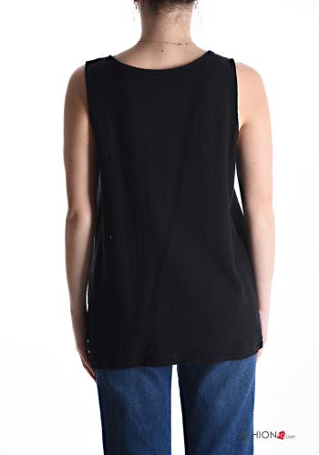 Top in Cotone senza maniche - ph 2