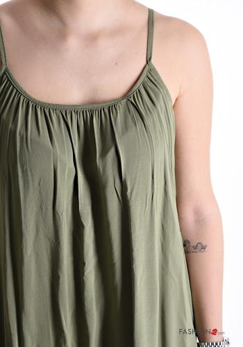 Abito scollato sulla schiena oversize senza maniche - ph 4