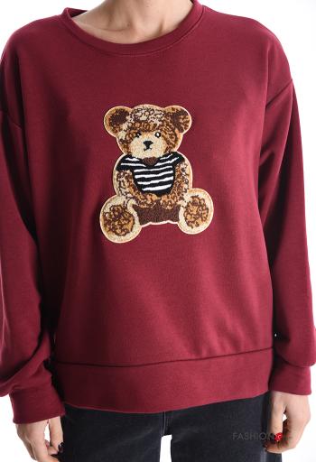 Felpa in Cotone girocollo Teddy Bear maniche lunghe - ph 4