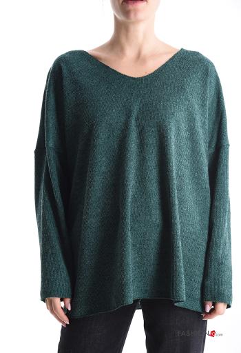 Maglione maniche lunghe scollo a V - ph 1