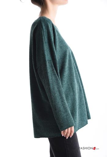 Maglione maniche lunghe scollo a V - ph 3