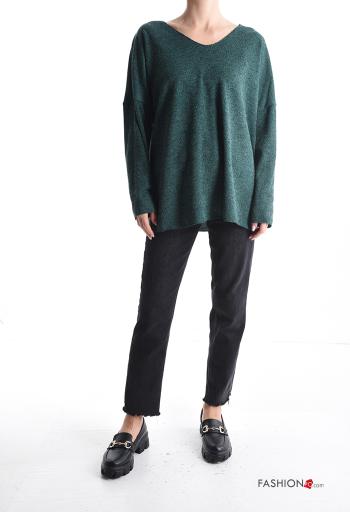 Maglione maniche lunghe scollo a V - ph 5