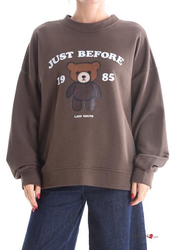 Sweatshirt aus Baumwolle