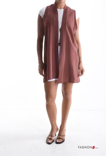 Cardigan senza maniche