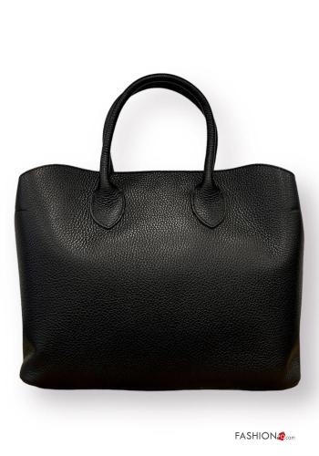 Bolso de Cuero Genuino con cremallera con bandolera - ph 1