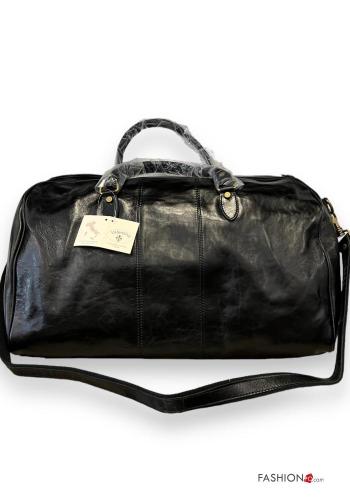 Valigia in Vera pelle con tracolla - ph 1