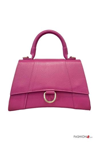 Bolsa de mano de Cuero Genuino con bandolera