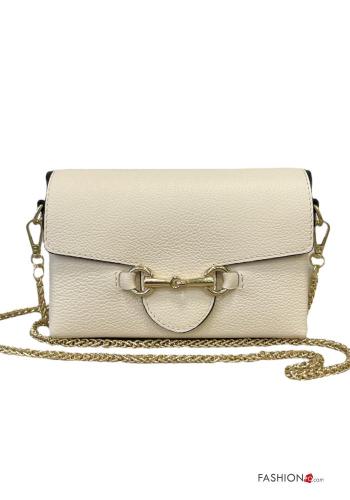 Bolso de Cuero Genuino con bandolera