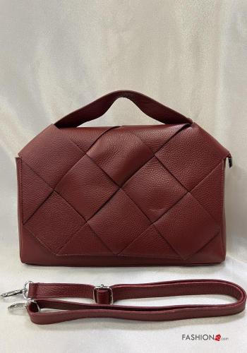 Tasche aus Echtes Leder mit Schultergurt