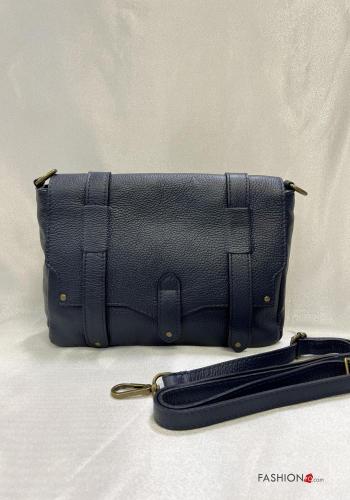 Genuine Leather Bag with pockets with shoulder strap with zip - ph 1