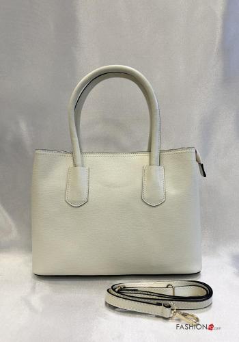 Sac à main en Cuir Véritable avec fermeture éclair avec bandoulière - ph 1