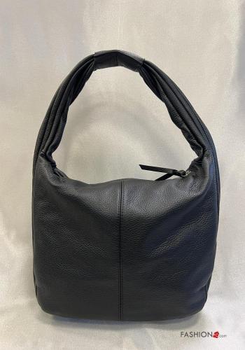 Bolsa de hombro de Cuero Genuino con cremallera - ph 1