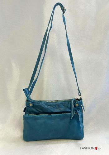 Borsa in Vera pelle regolabile con zip - ph 1