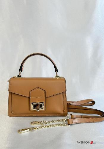 Bolso de Cuero Genuino con bandolera