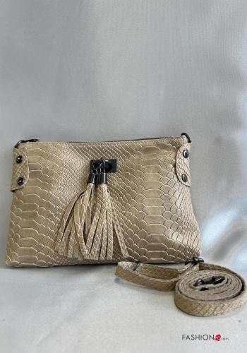 Clutch aus Echtes Leder