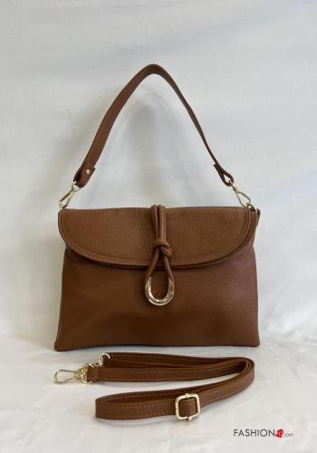 Genuine Leather Shoulder bag with shoulder strap