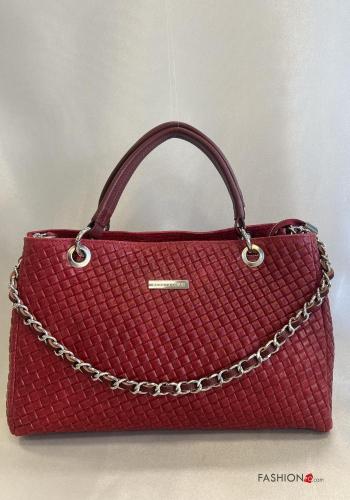 Tasche aus Echtes Leder mit kette - ph 1