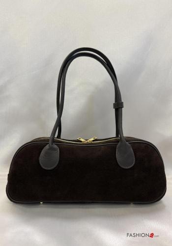 Schultertaschen aus Echtes Leder mit Reißverschluss - ph 1