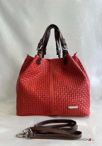 Handtasche aus Echtes Leder mit Schultergurt - ph 1