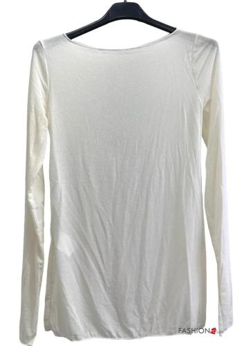 Maglietta a manica lunga in Misto Cashmere - ph 1