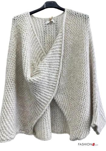 Strickpullover aus Wollmischung