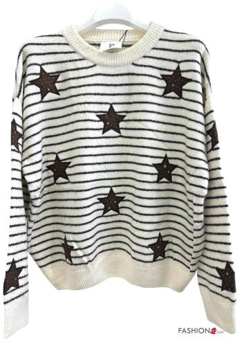 Strickpullover aus Wollmischung