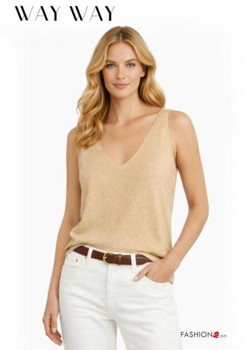 Jersey De lurex con cuello en v - ph 1