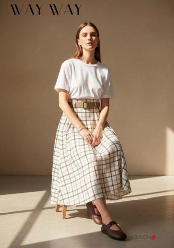 high waist Skirt with belt - ph 1