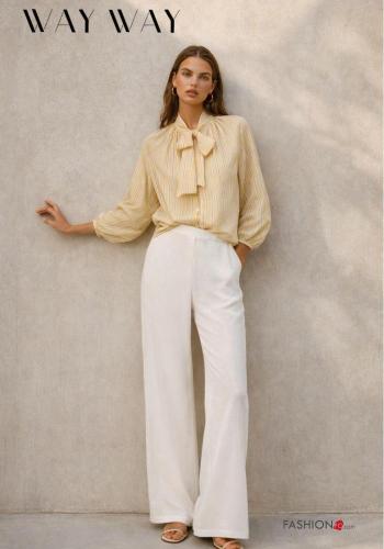 Shirt with bow with v-neck - ph 1