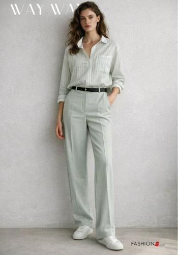 Pantalone con cintura con tasche - ph 1