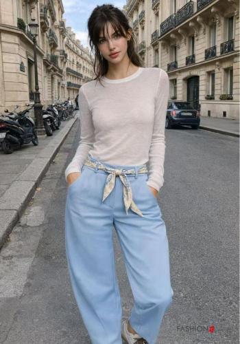 Trousers with belt with pockets - ph 1