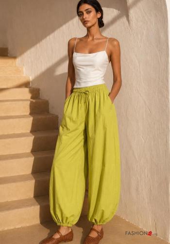 Pantalone in Cotone con elastico - ph 1